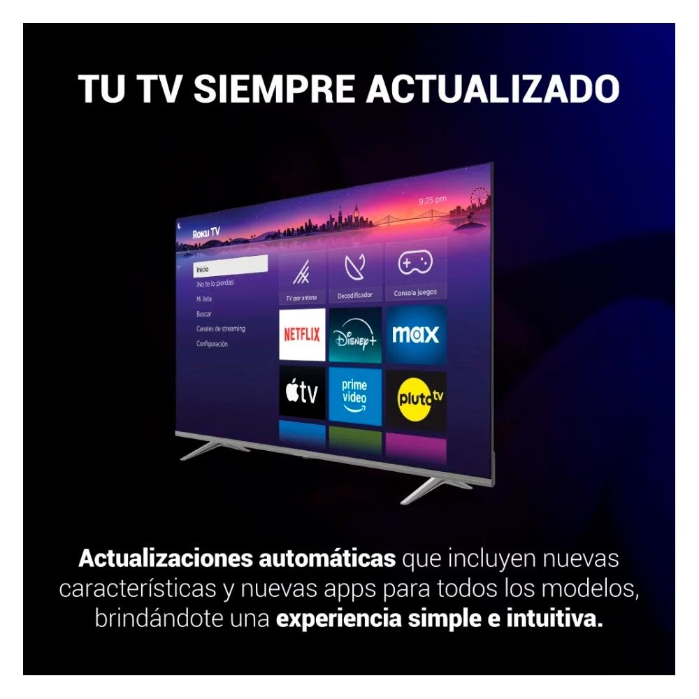 Televisor LED SMART 40 Pulgadas FHD -Roku TV HYUNDAI HYLED4027 RiM - Imagen 5