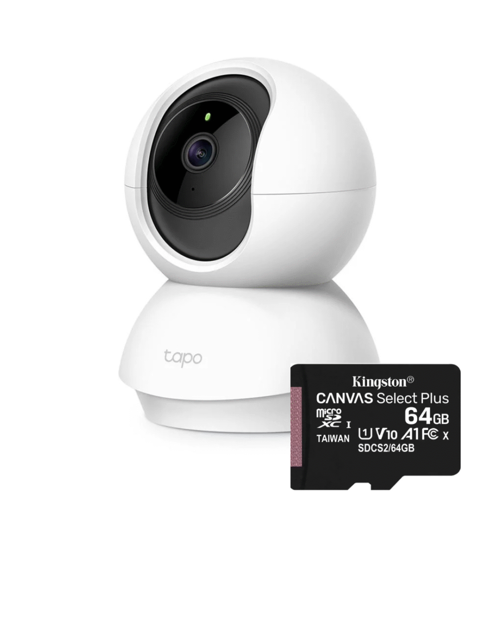Cámara de Seguridad WiFi para Interiores TP-LINK C200 + MicroSD 64GB