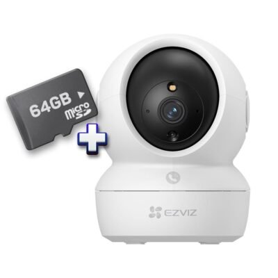 Cámara WiFi Robótica H6C 3K + MicroSD 64GB